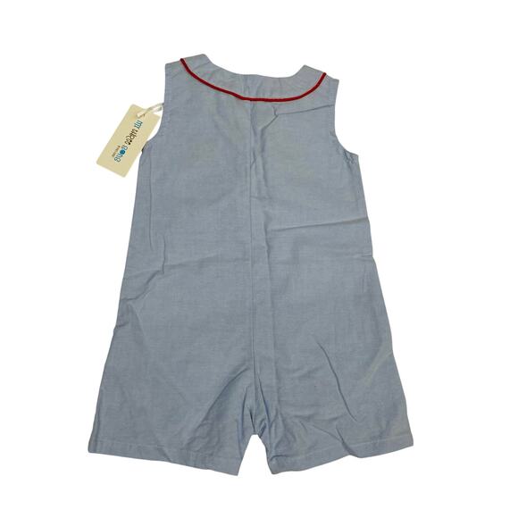NWT My Three Sons 9M Little Boys Ballpark Romper - Picture 2 of 5